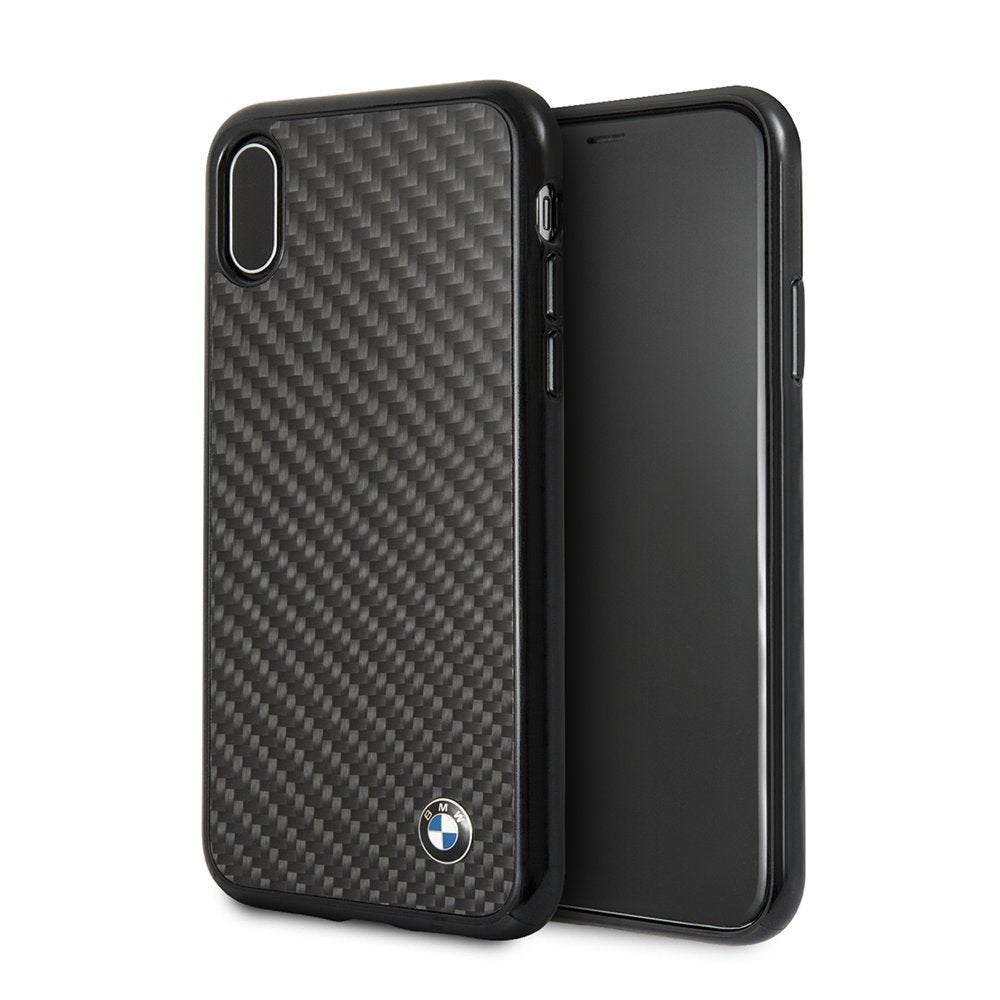 BMW iPhone X Hard Case - Signature Real Carbon Fiber - Black