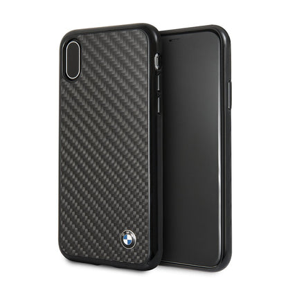 BMW iPhone X Hard Case - Signature Real Carbon Fiber - Black