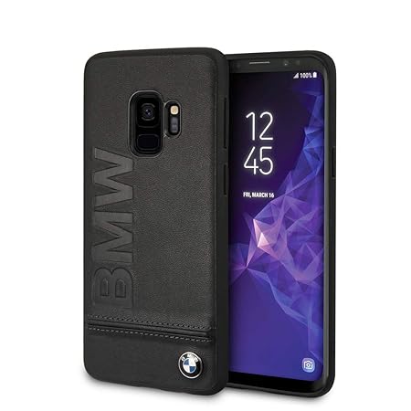 BMW Galaxy S9 Hard Case - Signature Logo Imprint - Black
