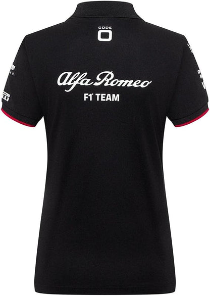 Race Team Polo Shirt Women's Black 2023