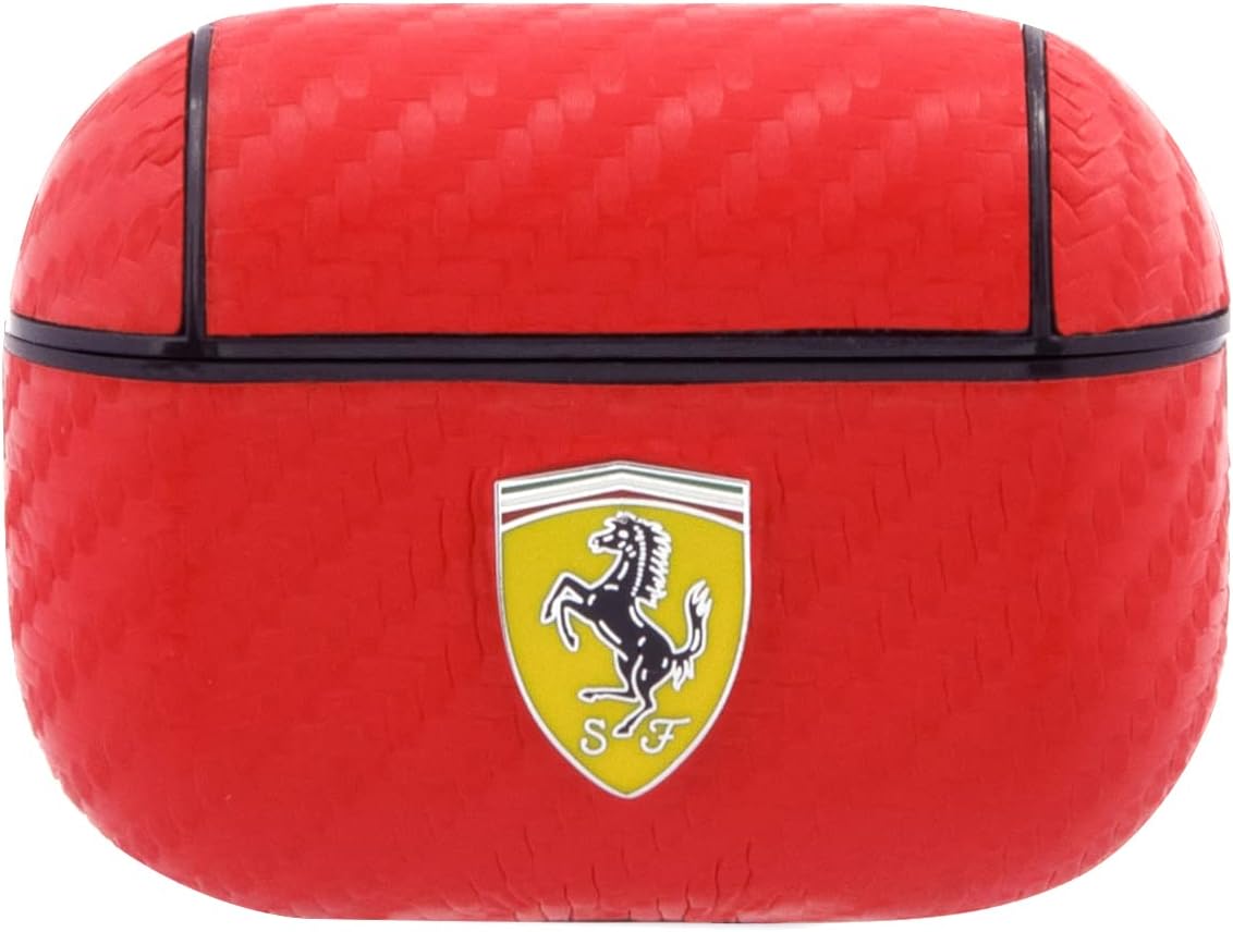 Ferrari AirPods Pro Case - Leather - Red