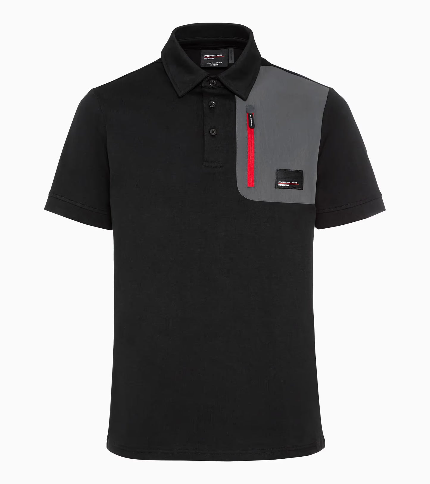 Porsche Men's Utility Polo Black 2024-Fanwear