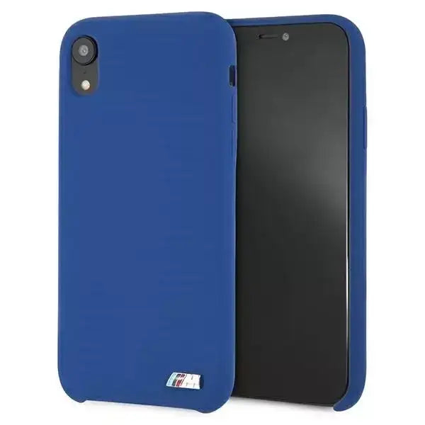 BMW iPhone XR Hard Case - Blue M Silicone