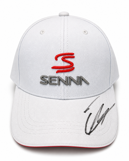 Ayrton Senna Signed Esteban Ocon Cap