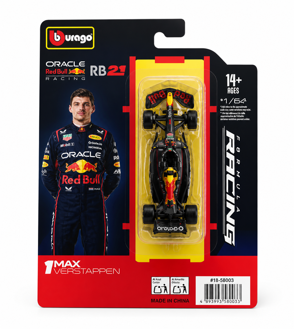 1:64 Scale Model | Red Bull Racing RB21 Max Verstappen Car