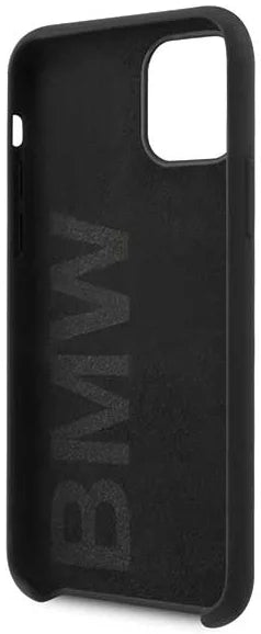 BMW iPhone 11 Hard Case - Black Silicone