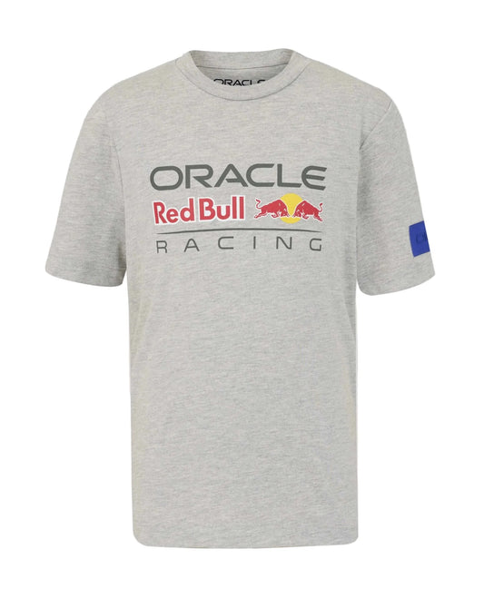 Red Bull Racing Oracle Logo Regular Fit T-Shirt Grey 2026 - Fanwear