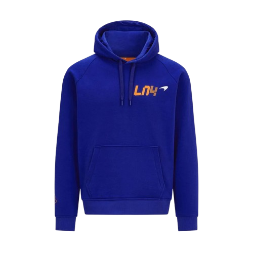 Mclaren Lando Norris 4 Silverstone Glitch Hoodie Blue 2021-Fanwear