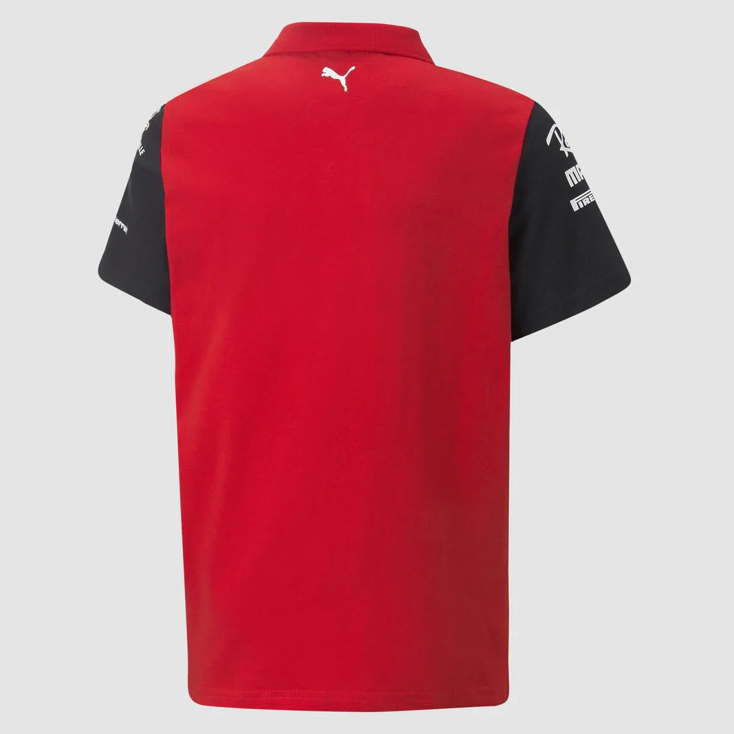 Scuderia Ferrari Kids Team Polo Red 2022-RP Teamwear