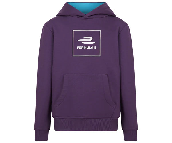 Formula E Kids Essentials Hoodie Purple 2025-Fanwear