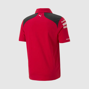 Scuderia Ferrari Men's Team Polo Red 2023-RP Teamwear
