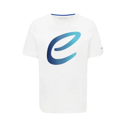 Formula E Kids Logo Gardient T-shirt White E Blue 2025-Fanwear
