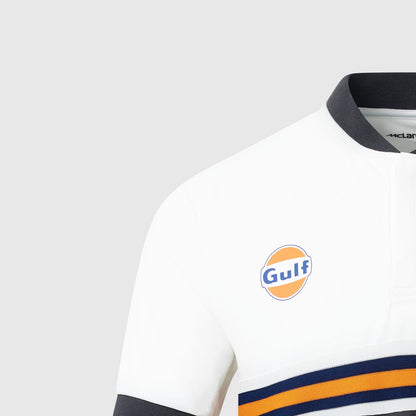 Mclaren Men's Gulf Polo White Phantom 2022-Fanwear