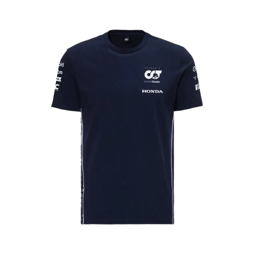 Alpha Tauri Official Team Line T-Shirt 23 Navy 2023