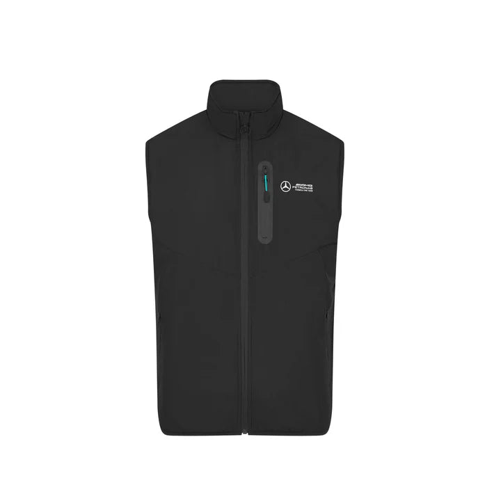 Mercedes-AMG Petronas Formula 1 Team Men's Gilet Black 2024-Fanwear