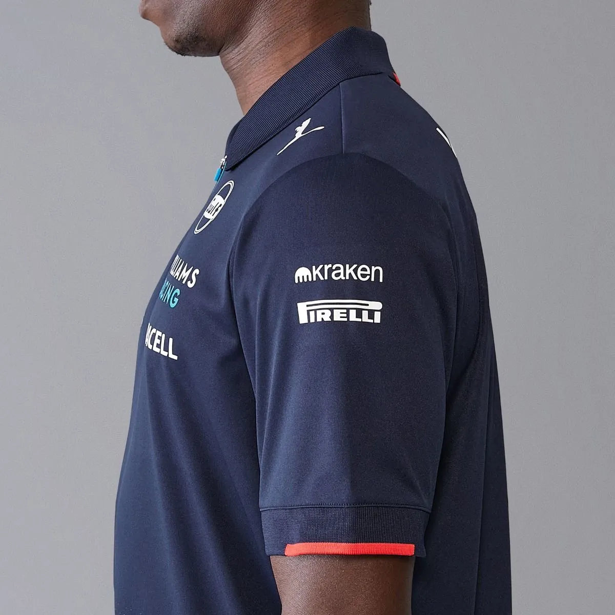 Williams Racing Men's Team Polo Navy 2024-RP Teamwear