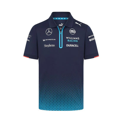 Williams Racing Men's Team Polo Navy 2024-RP Teamwear