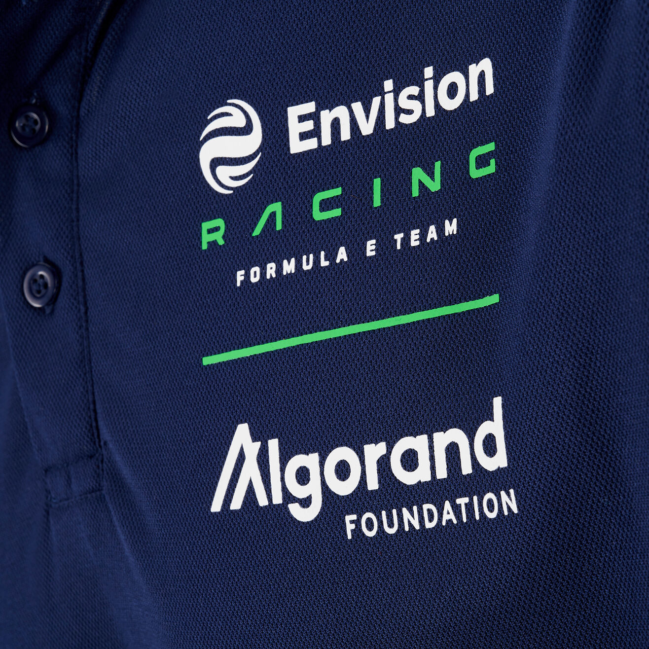 Envision Racing Formula E Men's Polo Navy 2025-RP Teamwear
