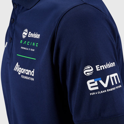 Envision Racing Formula E Men's Polo Navy 2025-RP Teamwear