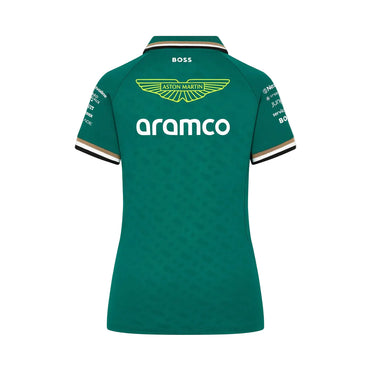 Aston Martin F1 Women's Team Polo Green 2024-RP Teamwear