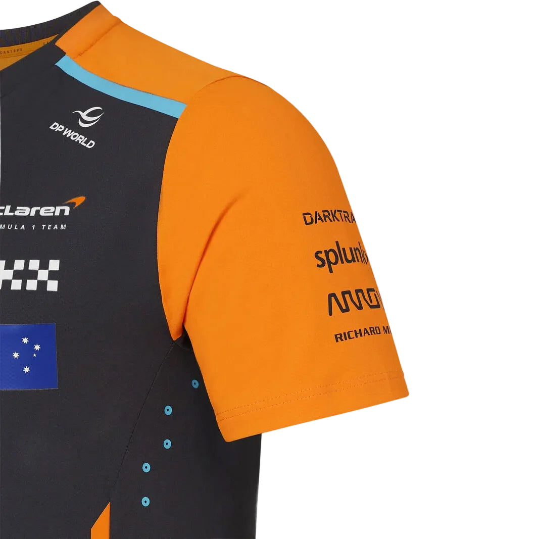 Mclaren Men's Set Up T-Shirt Oscar Piastri Phantom 2024-RP Teamwear