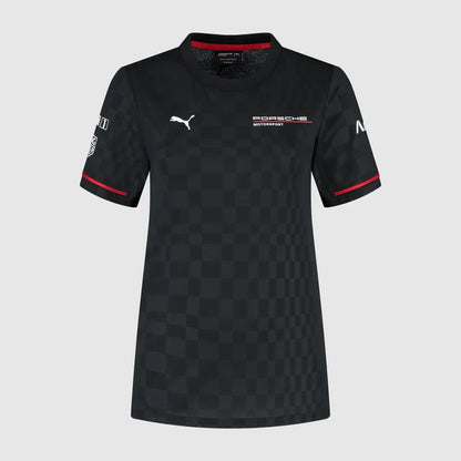 Porsche Women's Team T-Shirt Black 2025-RP Teamwear