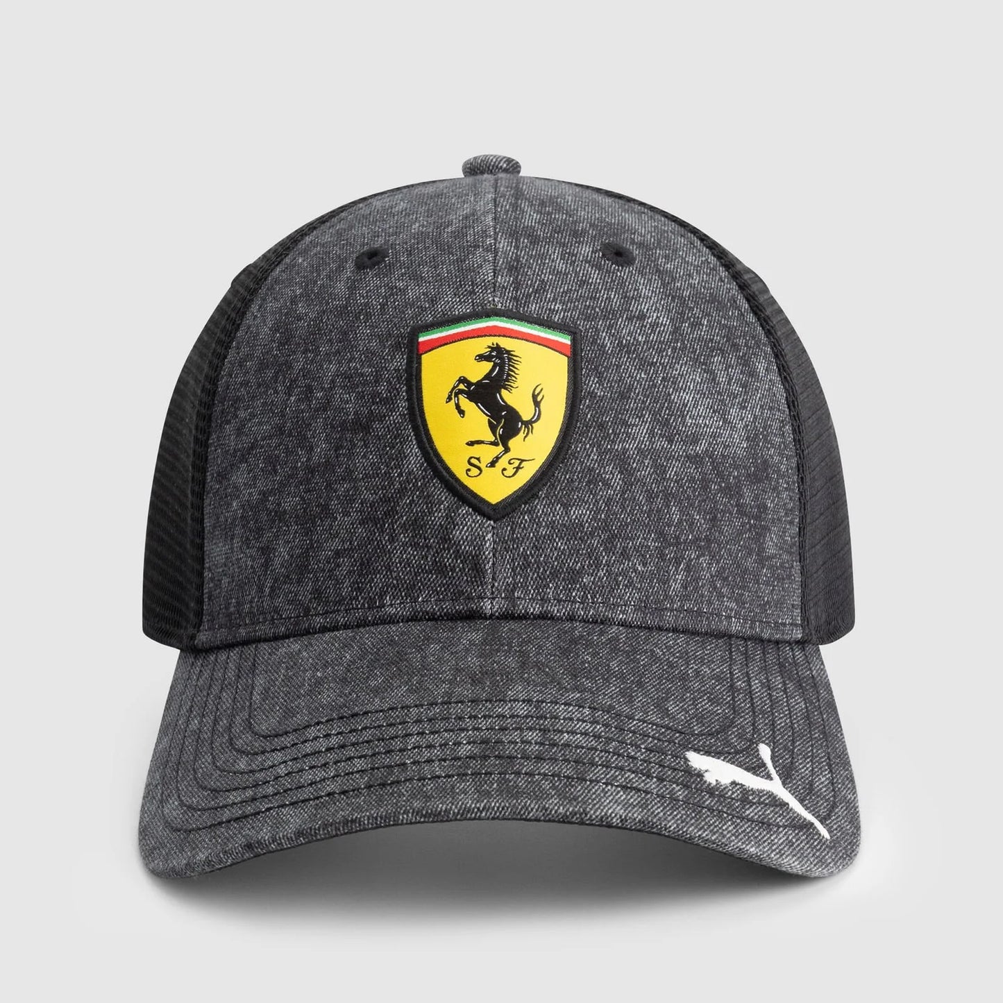 Scuderia Ferrari Trucker Black Cap 2025-Fanwear