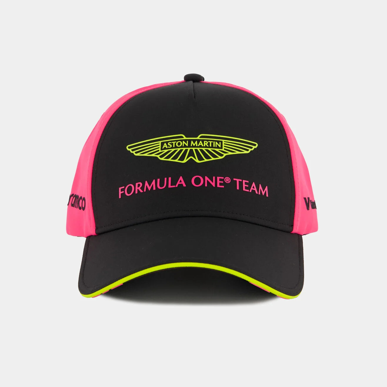 Aston Martin F1 Team Special Edition Vegas Cap Unisex Flouro Pink Black 2025 - Rp Teamwear