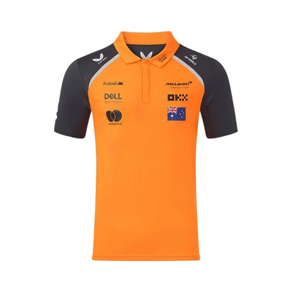 Mclaren Kids Polo Shirt Oscar Piastri Autumn Glory 2025-RP Teamwear
