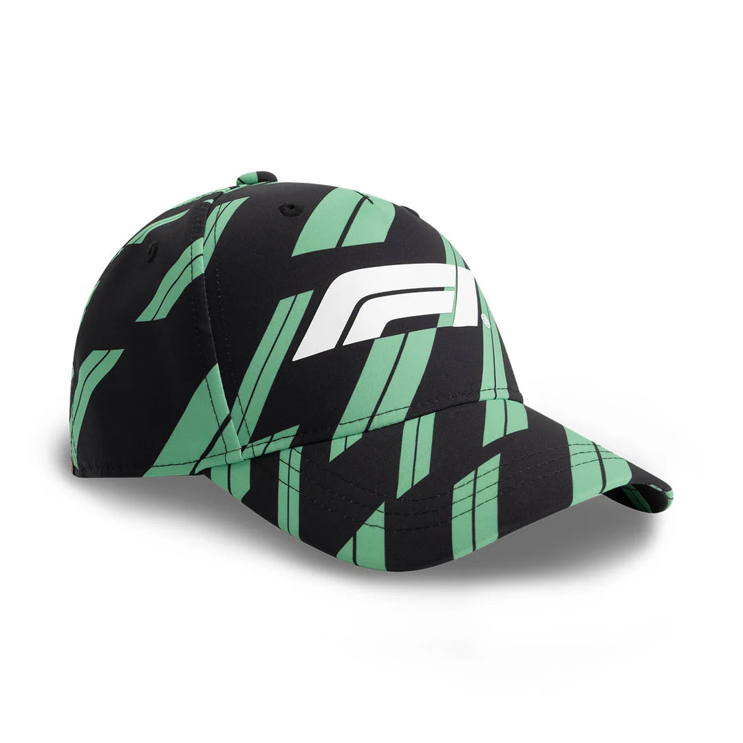 F1 Track Graphic Baseball Cap Green 2026 - Fanwear
