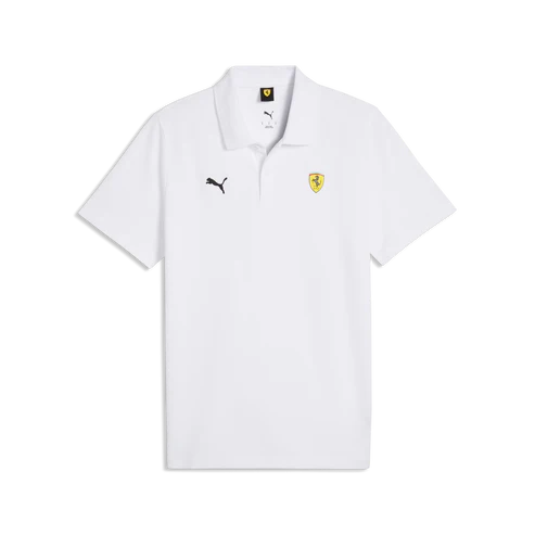 Scuderia Ferrari Men's Polo Shirt White 2026 - Fanwear