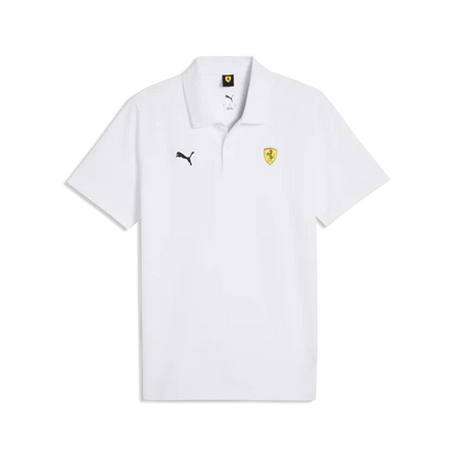 Scuderia Ferrari Men's Polo Shirt White 2026 - Fanwear