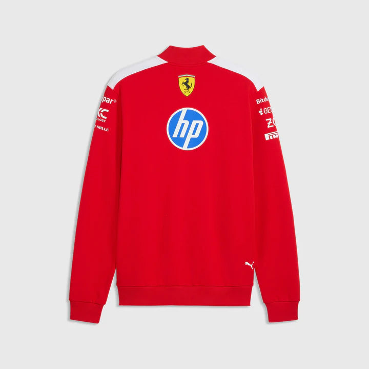 Scuderia Ferrari Men's 1/4 Zip Sweatshirt Red 2026 - RP Teamwear