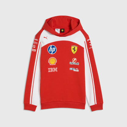 Scuderia Ferrari Kids Team Hoodie Red 2026 - RP Teamwear