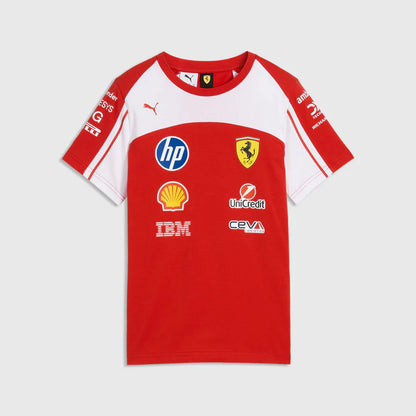 Scuderia Ferrari Kids T-Shirt Red 2026 - RP Teamwear