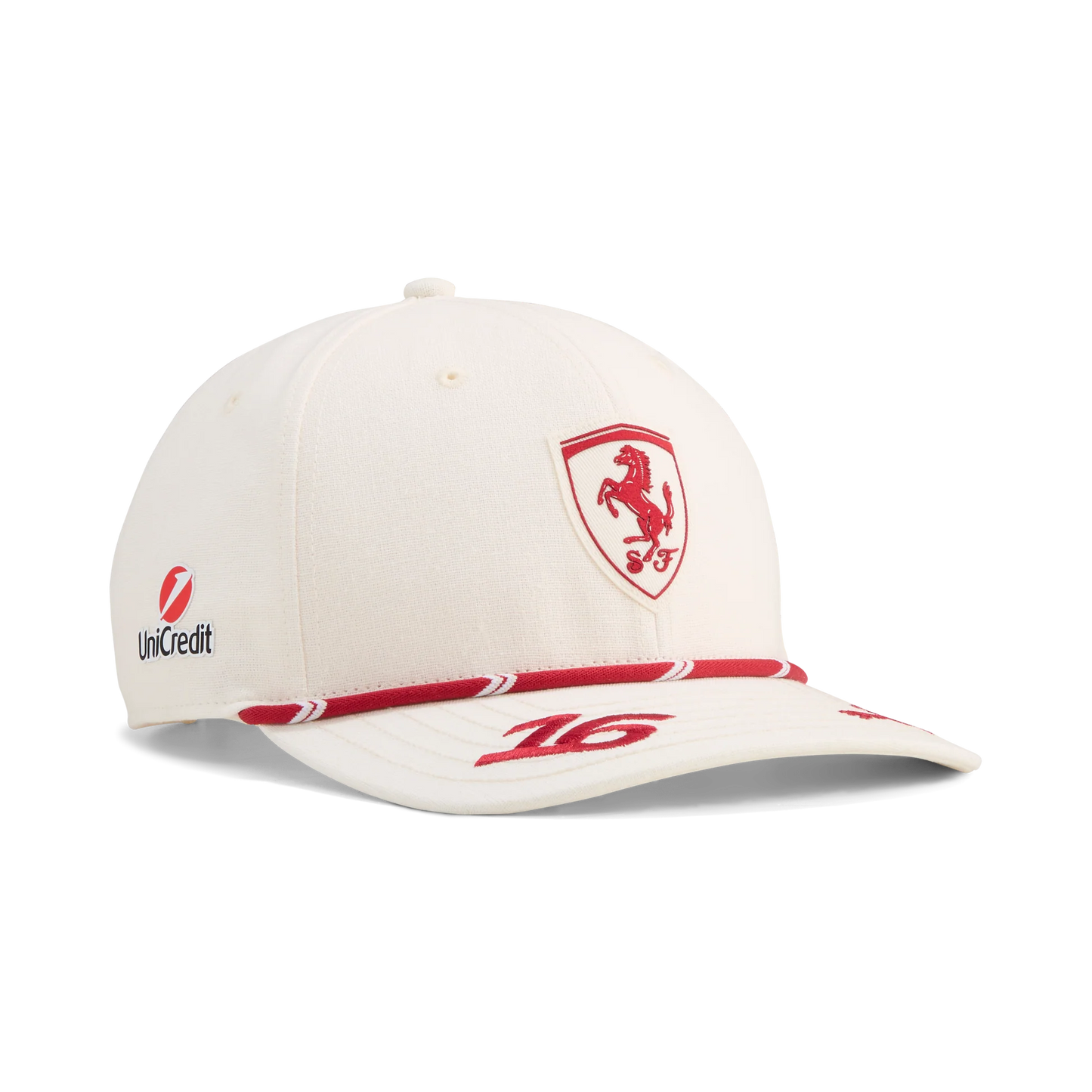 Scuderia Ferrari Special Edition Monaco Charles Leclerc Cap Frosted Ivory 2026 - RP Teamwear