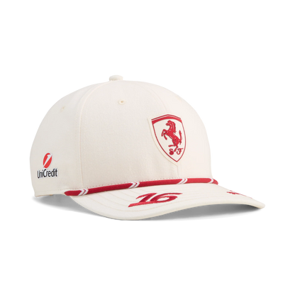 Scuderia Ferrari Special Edition Monaco Charles Leclerc Cap Frosted Ivory 2026 - RP Teamwear