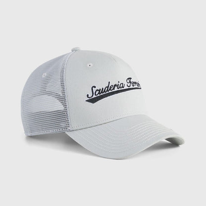 Scuderia Ferrari Trucker Cap Flat Light Gray 2026 - Fanwear