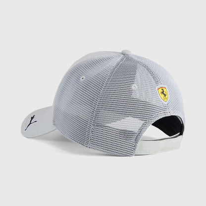 Scuderia Ferrari Trucker Cap Flat Light Gray 2026 - Fanwear