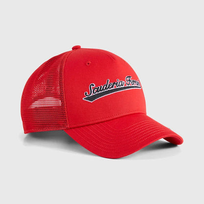 Scuderia Ferrari Trucker Cap Flat Red 2026 - Fanwear