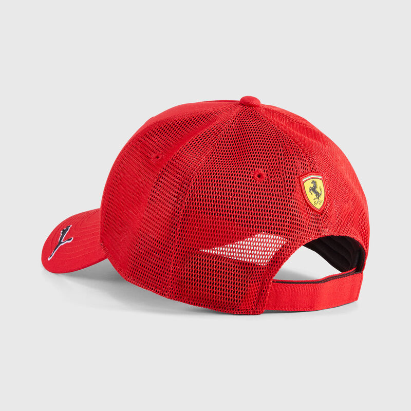 Scuderia Ferrari Trucker Cap Flat Red 2026 - Fanwear