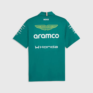 Aston Martin F1 Men's Polo Green Lux 2026 - RP Teamwear