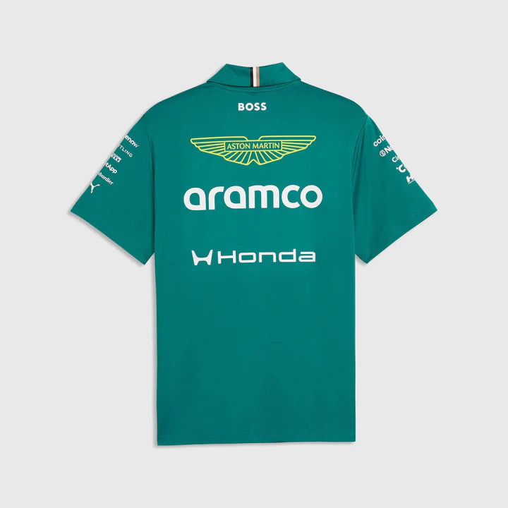 Aston Martin F1 Kids Polo Green Lux 2026 - RP Teamwear