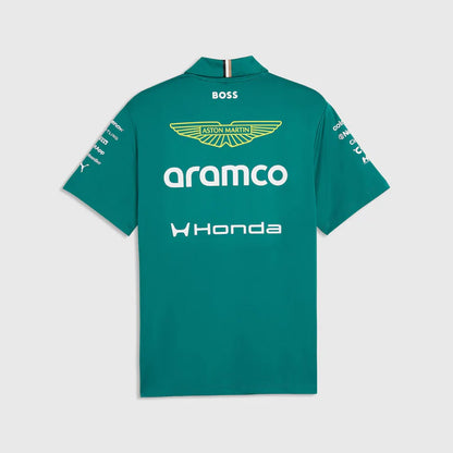 Aston Martin F1 Kids Polo Green Lux 2026 - RP Teamwear