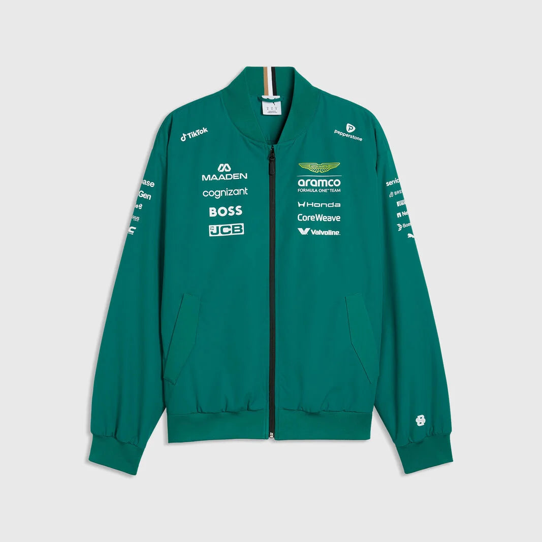 Aston Martin F1 Men's Bomber Jacket Green 2026 - RP Teamwear