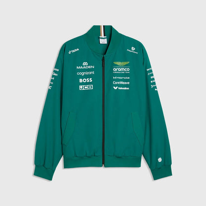 Aston Martin F1 Men's Bomber Jacket Green 2026 - RP Teamwear