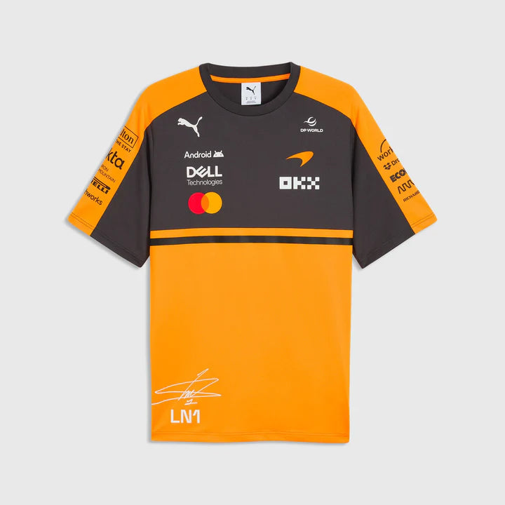 Mclaren Men's Lando Norris T-Shirt Papaya 2026 - RP Teamwear