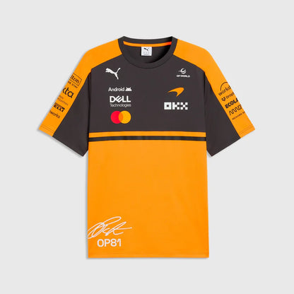 Mclaren Men's Oscar Piastri T-Shirt Papaya 2026 - RP Teamwear