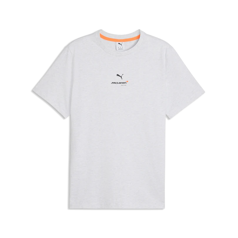 Mclaren Men's Small Logo T-shirt White Glow Heather 2026 - Fanwear