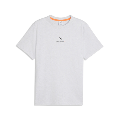 Mclaren Men's Small Logo T-shirt White Glow Heather 2026 - Fanwear